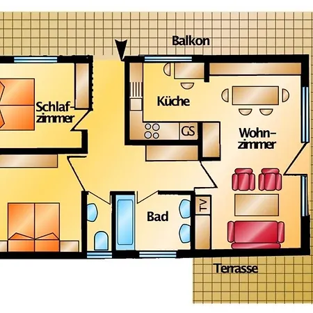 公寓 Chalet Villa Josi Superior Appartement 12